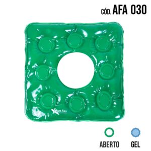 ALMOFADA GEL QUADRADA CAIXA DE OVO COM ORIFÍCIO AFA 030
