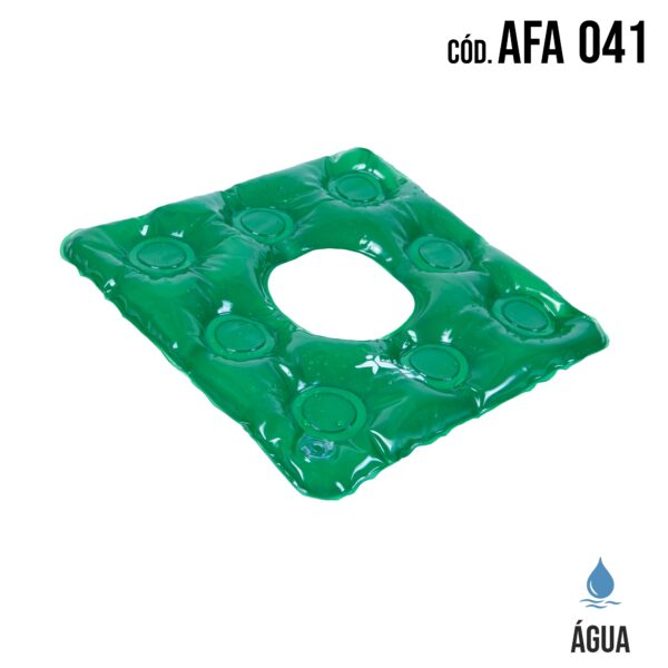 ALMOFADA ÁGUA QUADRADA CAIXA DE OVO ORIFICIO AFA 041